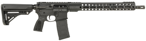LFA Battle Rifle Lite 5.56x45mm, 16″ Threaded Barrel, Black Cerakote, M-Lok Handguard, 30rd