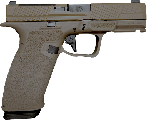 LFA Falcon 9x 9mm, 4″ Barrel, Flat Dark Earth, Optics Ready, 17rd