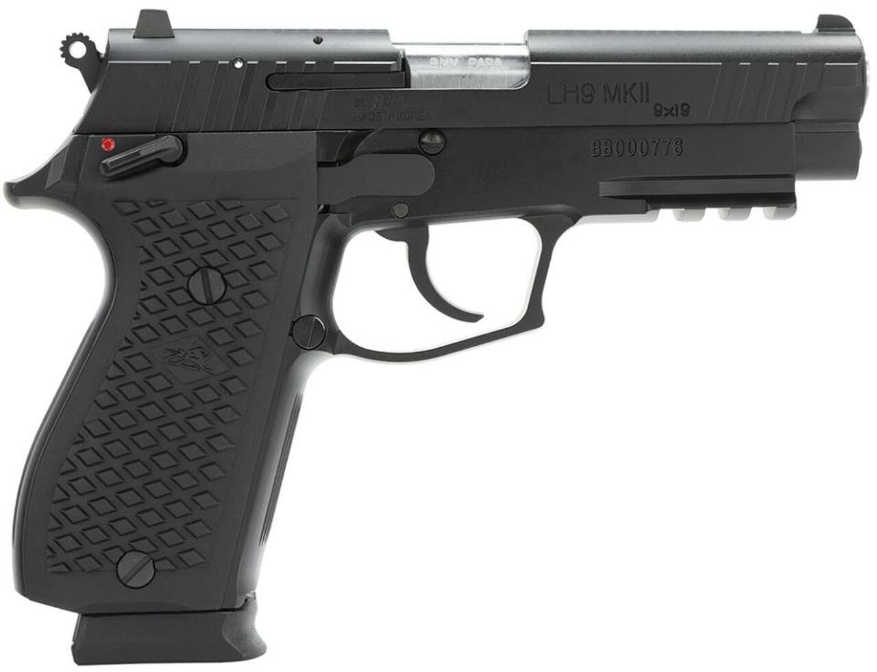 Lionheart LH9 MKII DA+ 9mm 4.1″ 15+1 FS Blk Poly Grip Black Cerakote