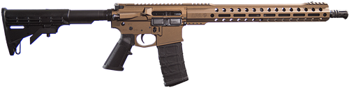 Live Free Battle Rifle Lite 5.56x45mm, 16″ Threaded Barrel, Burnt Bronze Cerakote, 30rd