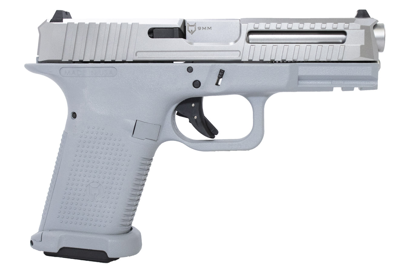 LTD19 V1 9mm Compact Pistol with Gray Frame and Silver Slide