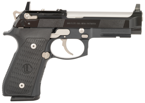 LTT 92 Elite 9mm, 4.7″ Barrel, Black, Picatinny Rail, G10 Grips, 18rd