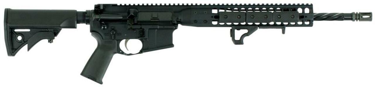 LWRC DI AR-15 5.56/.223, 16″ Barrel, A2 Flash Hider, 6-Pos Stock, Black, 10rd CA Compliant