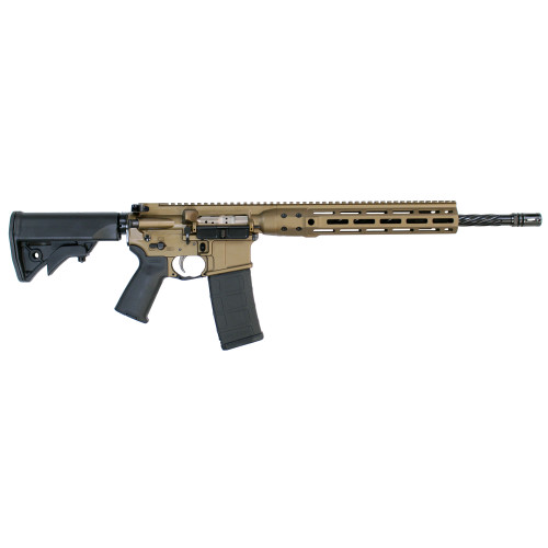 LWRC Direct Impingement 223 Remington/5.56x45mm, 16.1″ Barrel, Burnt Bronze, CA Compliant, 10rd