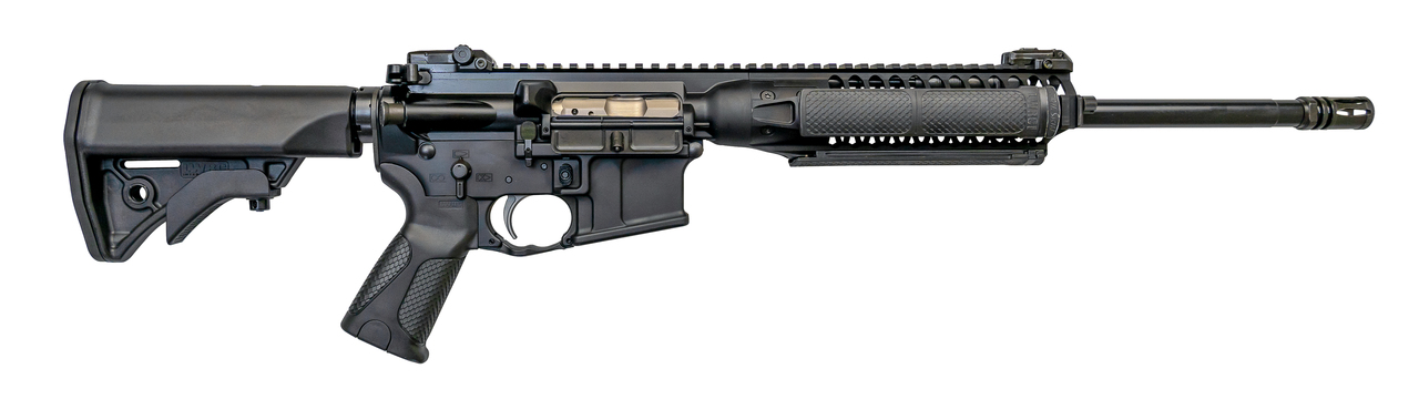 LWRC IC A2 5.56/.223, 16″ Barrel, Quad Rail, Magpul Pro Ironsights, Black, 30rd