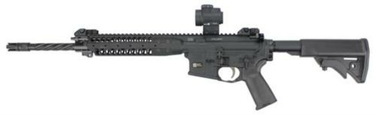 LWRC IC-Enhanced 5.56/223 16″Spiral Fluted Barrel. MRO Optic, MOE Grip 10rd Mag, *CA Compliant*