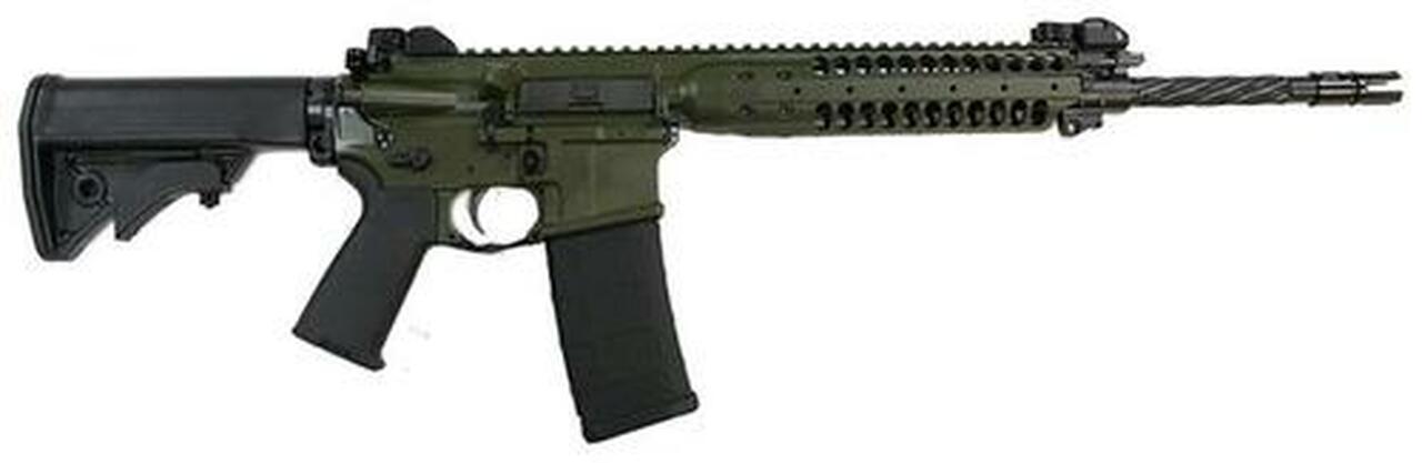 LWRC IC-ENHANCED 5.56 NATO 16″ Barrel OD Green 30 Rd Mag