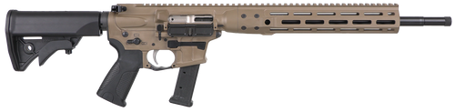 LWRC IC NINE 9mm, 16″ Threaded Barrel, Flat Dark Earth, Adjustable Stock, 33rd