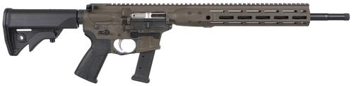 LWRC IC Nine 9mm, 16″ Threaded Barrel, Patriot Brown Cerakote, 33rd