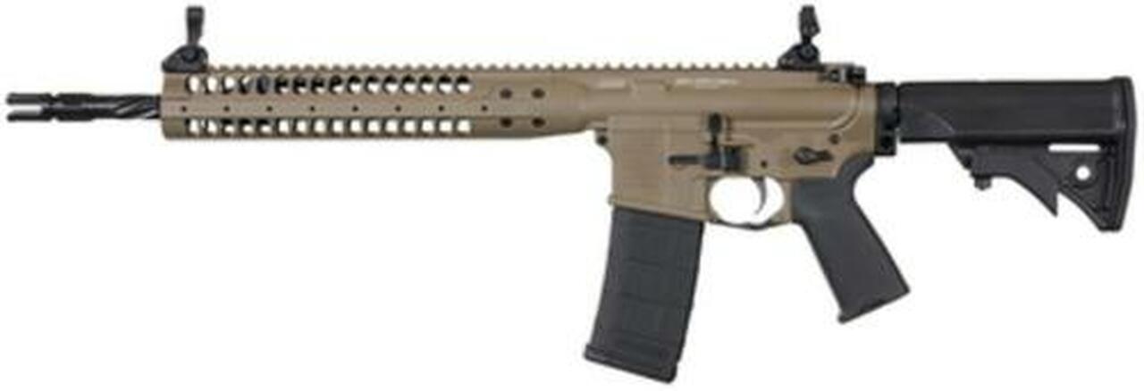 LWRC IC SPR Platform 5.56/223 14″ Helical Fluted Barrel Flat Dark Earth 30 Rd Mag