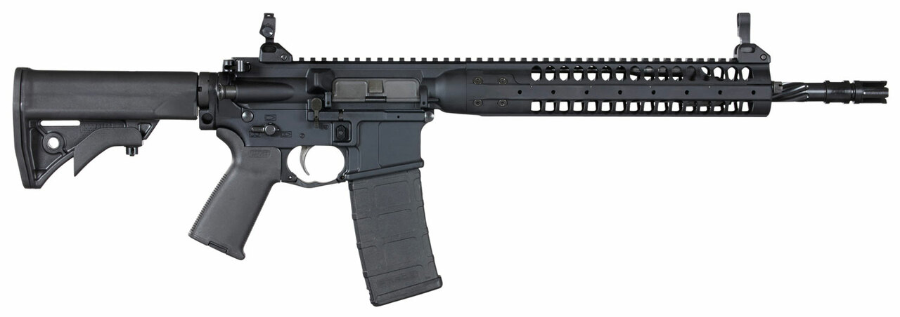 LWRC Improved Carbine SPR Platform 5.56/223 14.7″ Helical Fluted Barrel, Permanent Flash Hider (16″) 30 Rd Mag