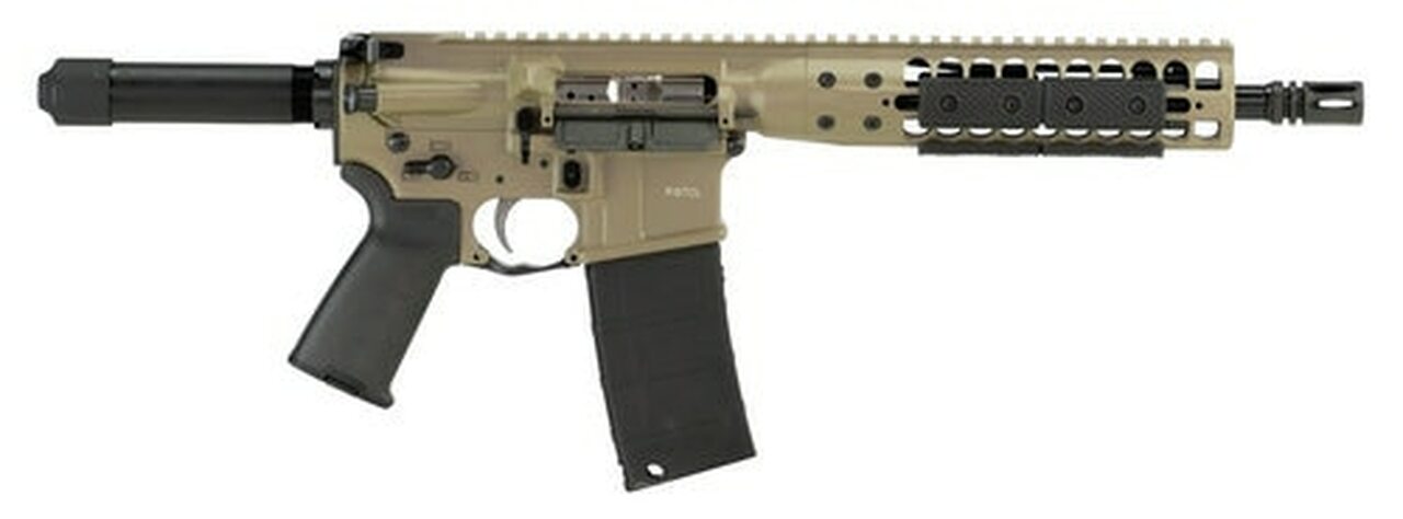 LWRC Individual Carbine Direct Impingement AR=15 Pistol, 5.56/..223, 10.5″ Barrel 30rd Mag, Flat Dark Earth