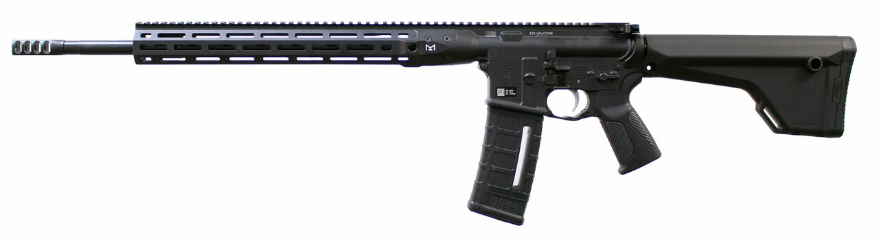 LWRC LWRCI Di *CA Compliant* AR-15 224 Valkyrie 20.1″, Black Adjustable Magpul MOE Synthetic Stock Black Anodized Steel Receiver, 10rd