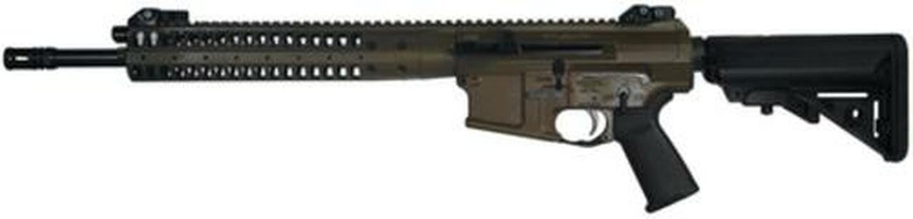LWRC REPR 7.62 NATO 16″ Barrel 6-Position Collapsible Stock A2 Flash Hider Patriot Brown 20 Rd Mag