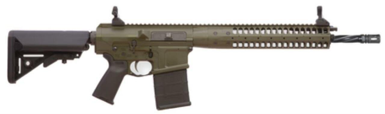 LWRC REPR 7.62 NATO 16″ Spiral Fluted Barrel OD Green Finish 20rd Mag