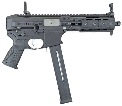 LWRC SMG 45 ACP, 8.5″ Barrel, Black, QD Mount End Plate, 25rd