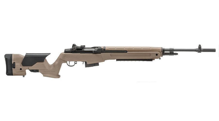 M1A Loaded 308 with FDE Precision Adjustable Stock and Carbon Steel Barrel