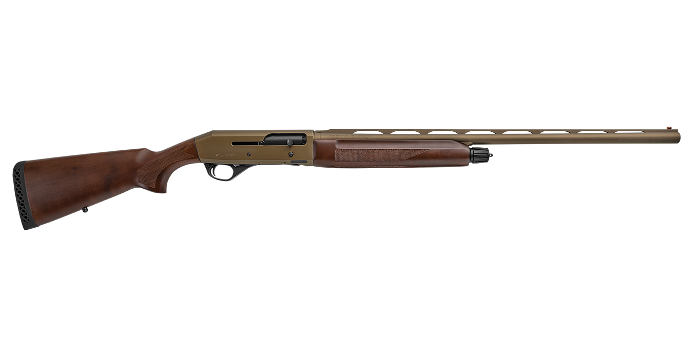 M3000 12 Gauge Semi Auto Shotgun with Satin Walnut Stock and Burnt Bronze Cerakote Barrel