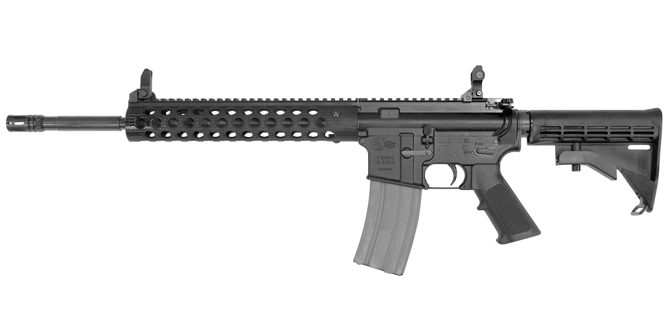 M4 Carbine 5.56×45 NATO LE6920 FBI Model with Troy Sights and Rail