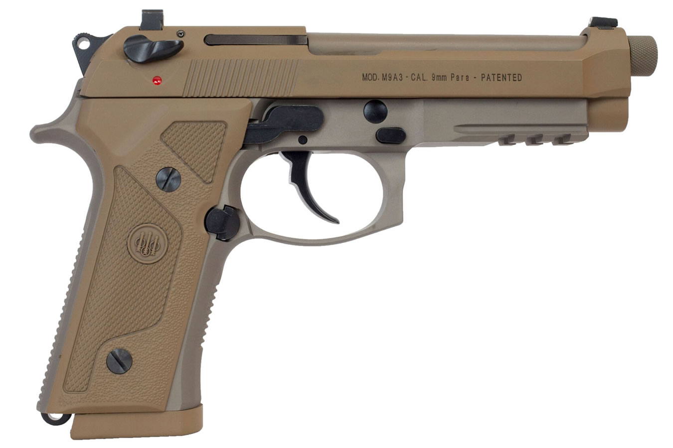 M9A3 9mm Full-Size Flat Dark Earth Pistol with Five Magazines
