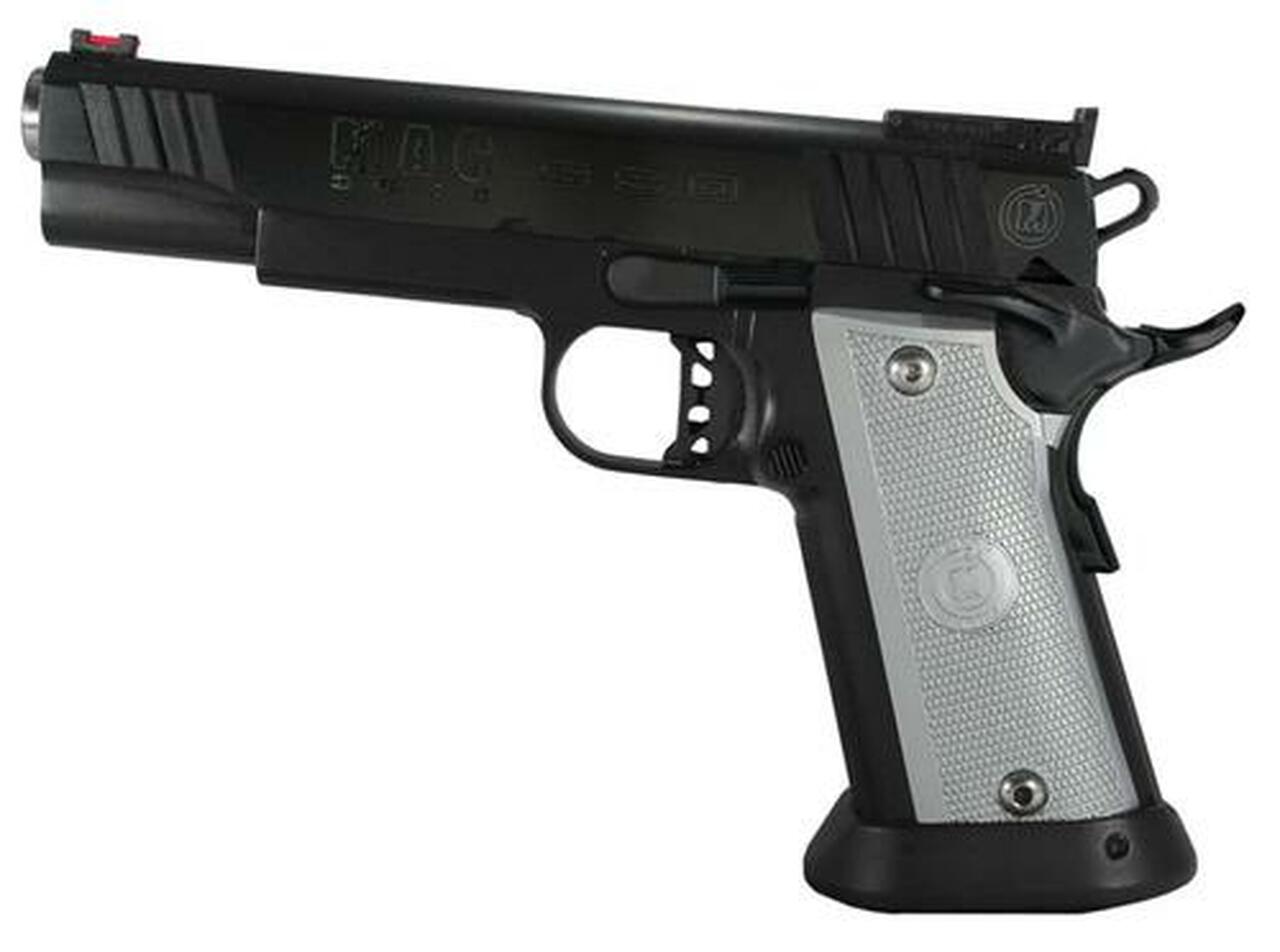MAC 3011 SSD Single 45 ACP 5″ Barrel, Aluminum Grip, Logo Blued, 14rd