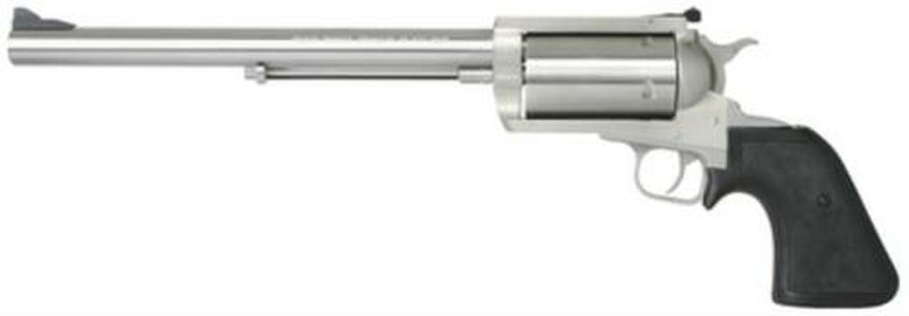 Magnum Research Big Frame 500 S&W 10″ 5rd Black Hogue Rubber Grip SS