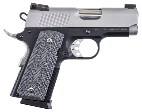 Magnum Research Desert Eagle 1911U 45 ACP, 3″ Barrel, Black Frame, Silver Slide, G10 Grip, 6rd