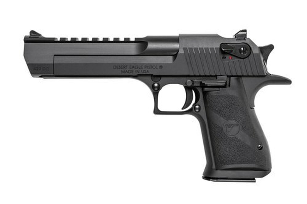 Magnum Research Desert Eagle 429 DE, 6″ Barrel, Black, Rubber Grip, 7rd