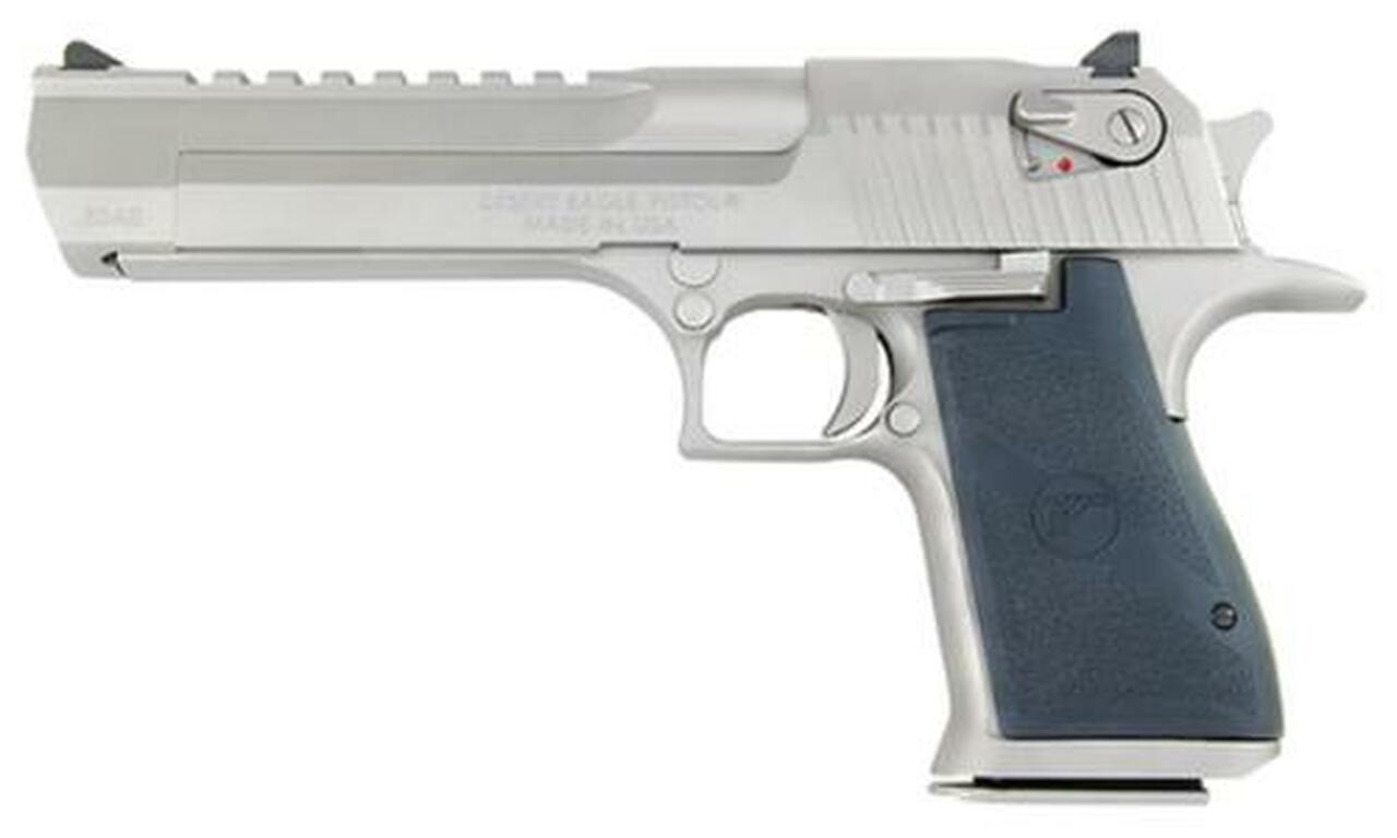 Magnum Research Desert Eagle Mark XIX .50 AE 6″ Barrel Satin Nickel 7rd