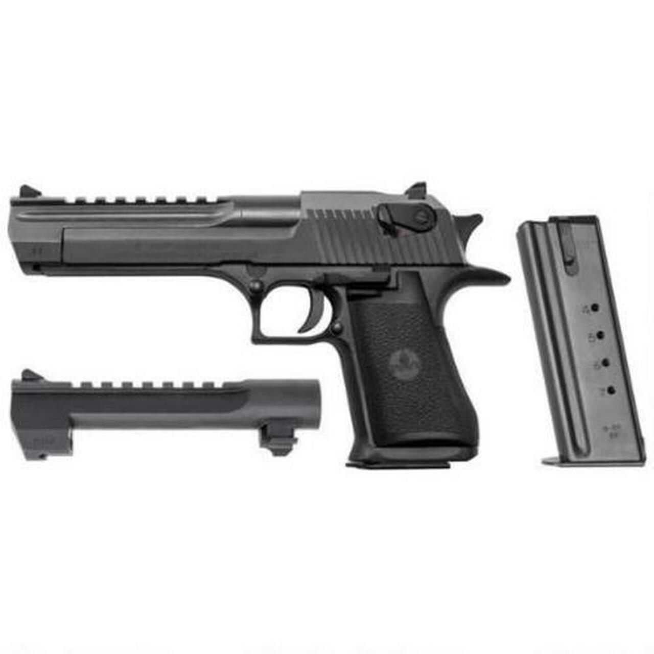 Magnum Research Desert Eagle Mark XIX Combo, .44 Mag/.50 AE, 6″, 7/8 rd, Black