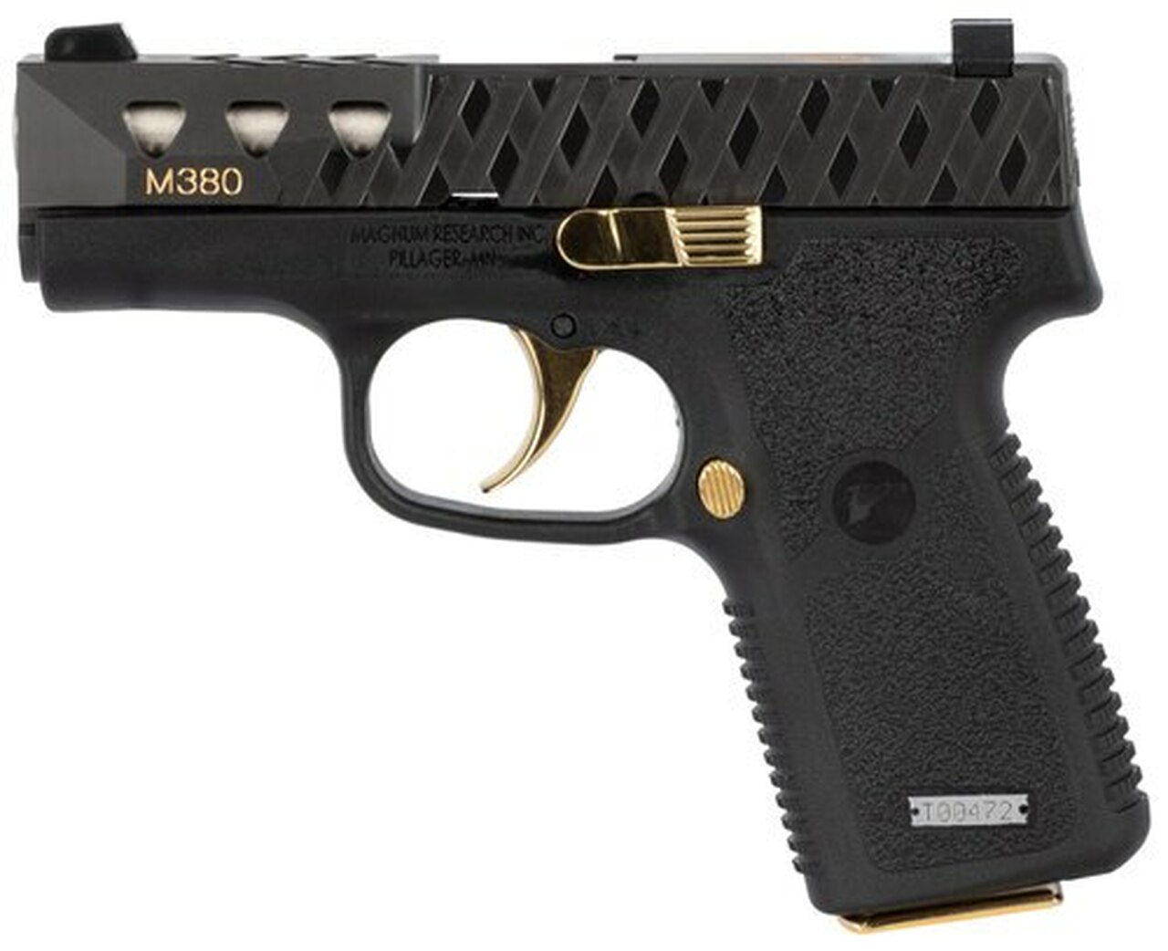 Magnum Research M380, .380 ACP, 3″ Barrel, 7rd, Tungsten Slide, Black