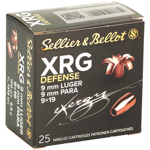Magtech XRG 9mm 100gr, Solid Copper Hollow Point, 25Bx/40Cs