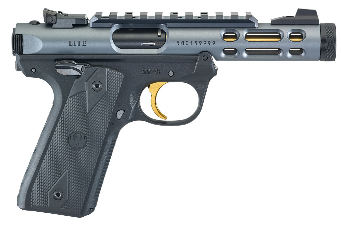 Mark IV 22/45 Lite 22LR Rimfire Pistol With Diamond Gray Anodized Finish
