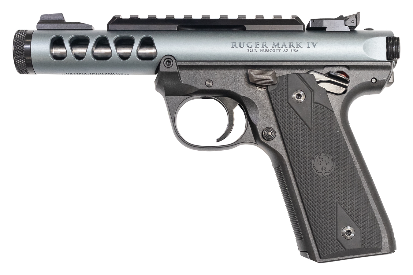 Mark IV 22/45 Lite 22LR Rimfire Pistol with Diamond Gray Anodized Finish (Non-Th