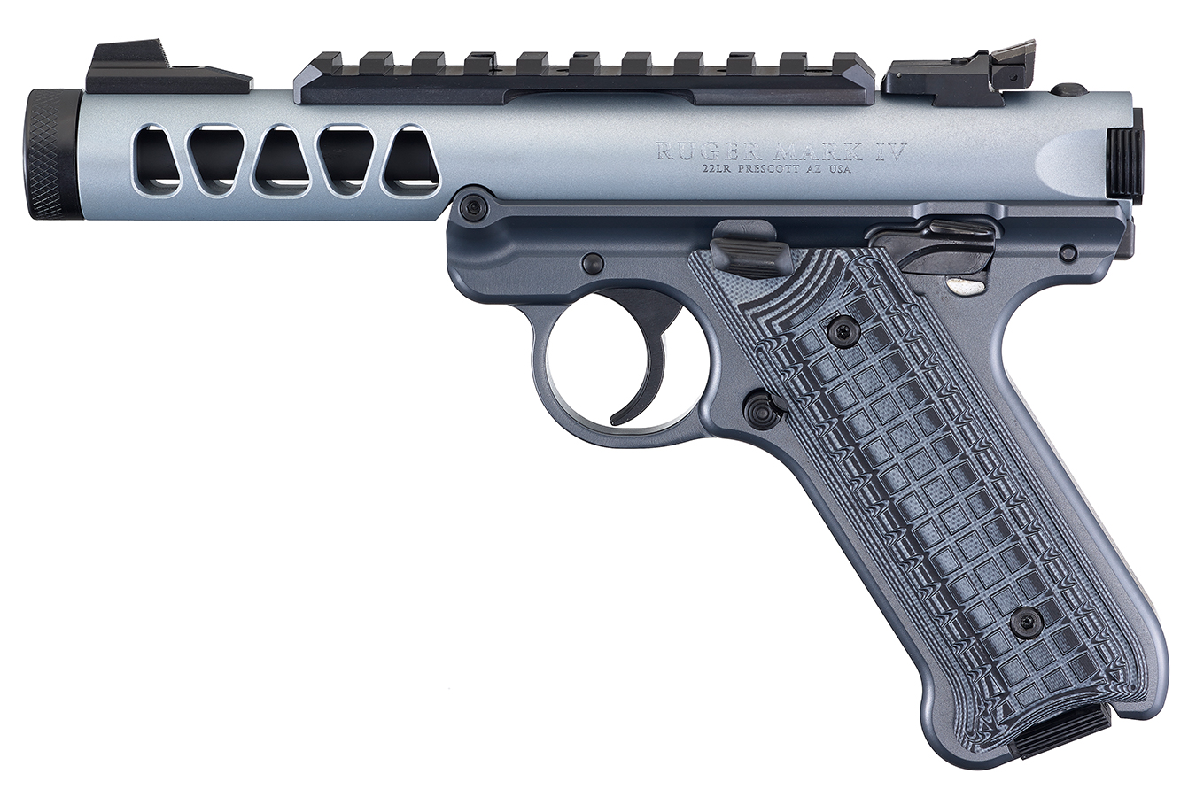 Mark IV Lite 22LR Rimfire Pistol with Diamond Gray Anodized Finish