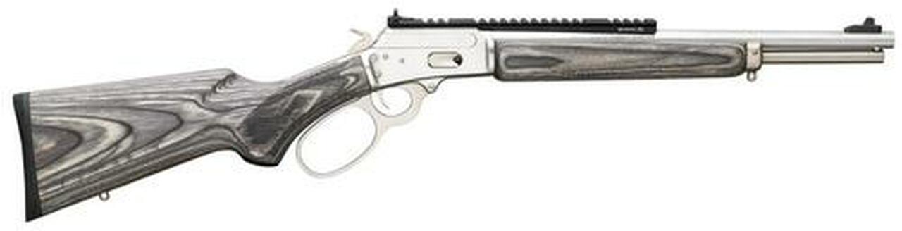 Marlin 1894 CSBL, 357 Mag/38Spl 16″ SS Barrel Gray Laminate Stock XS Ghost Ring Sights, Scout Mount