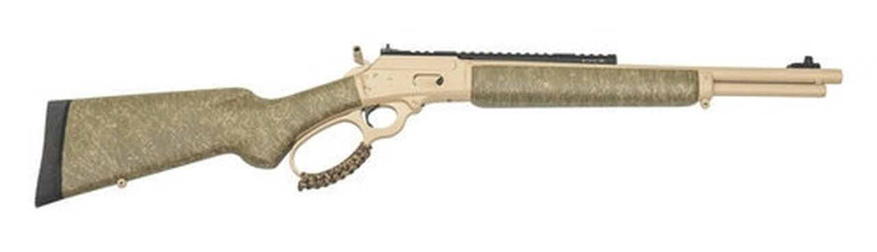 Marlin 1894 CSBL MLH Custom Shop 357/38Sp 16″ Barrel Tan Cerakote, OD Green Stock, Action Tuned, Happy Trigger, Hard Case