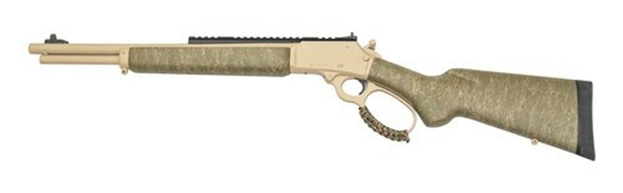 Marlin 1894 CSBL MLH Custom Shop 357/38Sp 16″ Barrel Tan Cerakote, OD Green Stock, Action Tuned, Happy Trigger, Hard Case