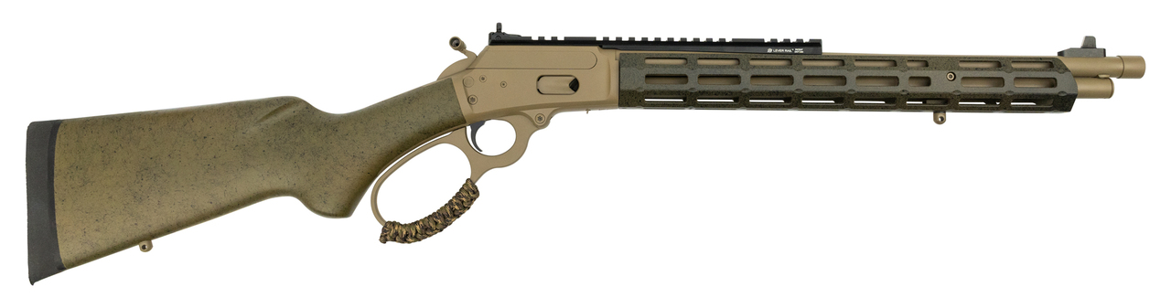 Marlin 1894 SBL Modern Lever Hunter Custom Shop 44 Mag/44 Special, 16″ Threaded Barrel, MW Rail OD Stock, Flat Dark Earth