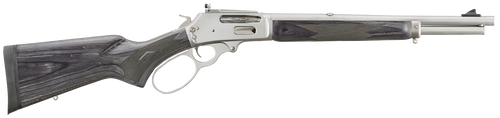 Marlin 336 Trapper Series 30-30 Winchester, 16.17″ Threaded Barrel, Silver, Black Laminate Stock, 5rd