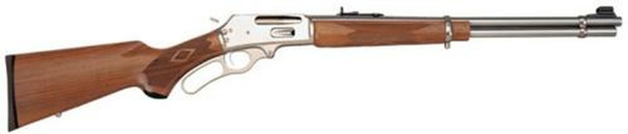 Marlin Model 336 Lever 30-30 Win, 20″ Barrel, Stainless Steel, Walnut Stock