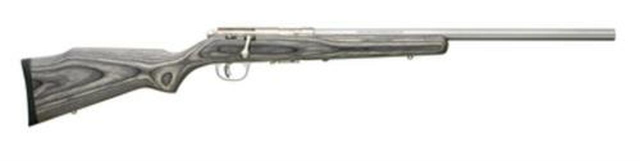 Marlin XT-17VSL, ProFire Adjustable Trigger, Laminate Black/Gray Stock with Studs, Stainless Steel, 4&7-Shot Nickel Clip Mag, Scope Base Blocks, 22″ Varmint Barrel