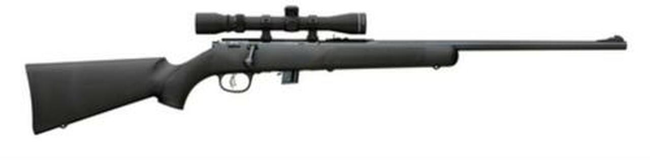 Marlin XT-22RO ProFire Adjustable Trigger, Black Stock Studs, Blued, 7-Shot Clip Mag, Adj/Ramp Sight, 3-9×32 Blued Scope Mounted & Bore-Sighted, 22″ Barrel