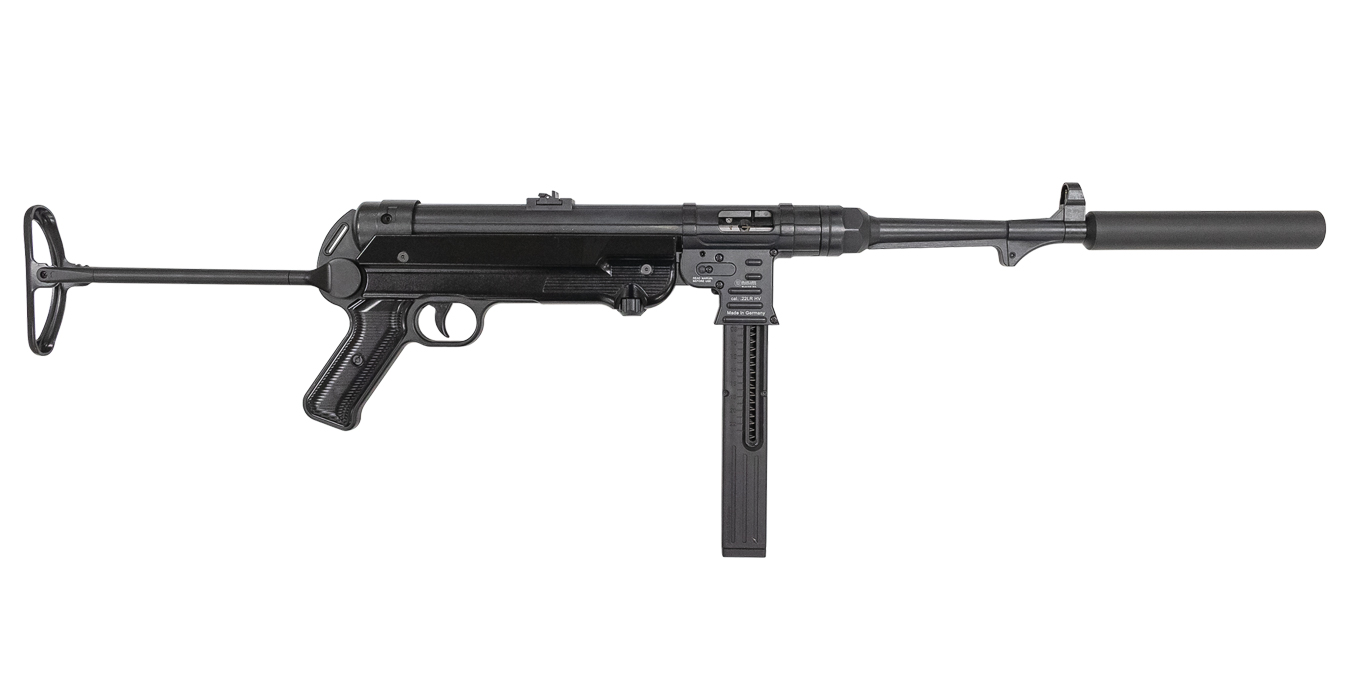 Mauser MP-40 22LR Carbine with Faux Suppressor