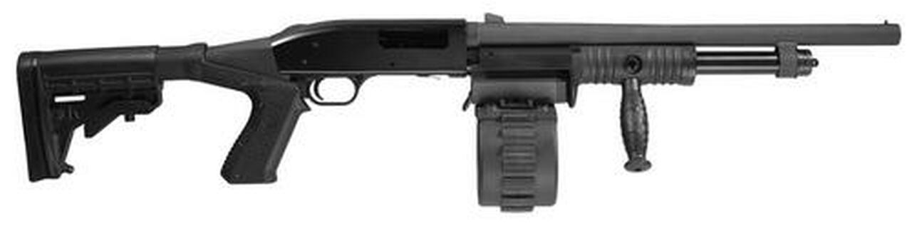 Maverick Adaptive Tactical Sidewinder Mav 88 Pump 12ga 18.5″ 2.75″ 10 Rd Drum