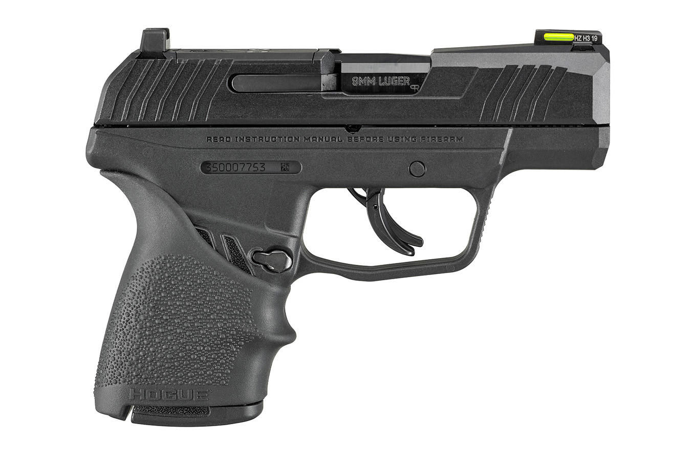 Max-9 9mm Optics Ready Micro-Compact Pistol with Hogue HandALL Rugger Grip Sleeve