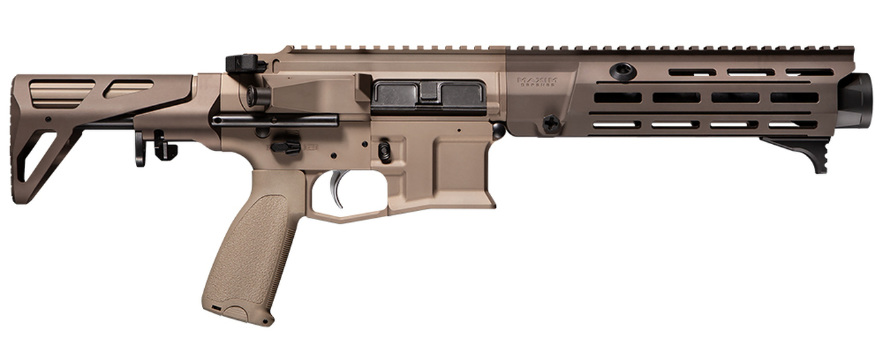 Maxim MDX 508-CP 5.56/.223, 8.5″ Barrel, CQB Brace, Arid, 30rd