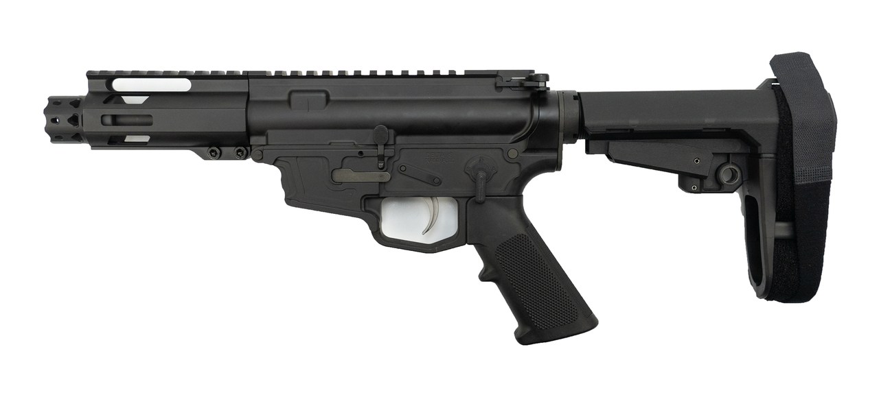 MCM DS9-S 9mm 4.5″ Rear Charge Black Cerakote Accepts HK MP5 Magazines