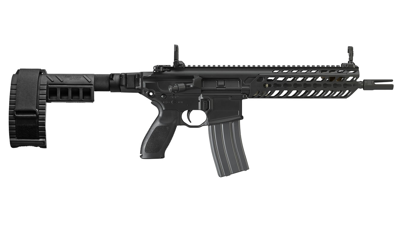 MCX 5.56mm NATO Semi-Automatic Pistol with Pistol Stabilizing Brace