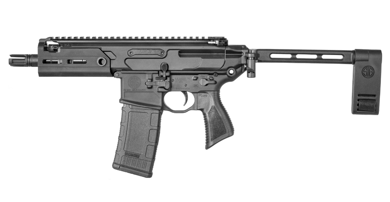 MCX Rattler 300 Blackout Pistol with Pivoting Contour Brace
